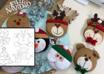 Como elaborar muñecos navideños con patrones