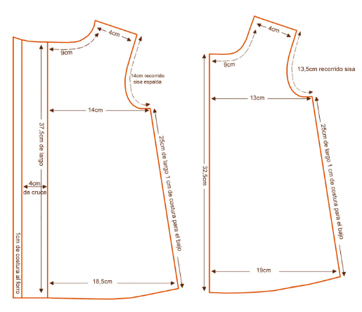 Como elaborar un vestido largo con moldes paso a paso